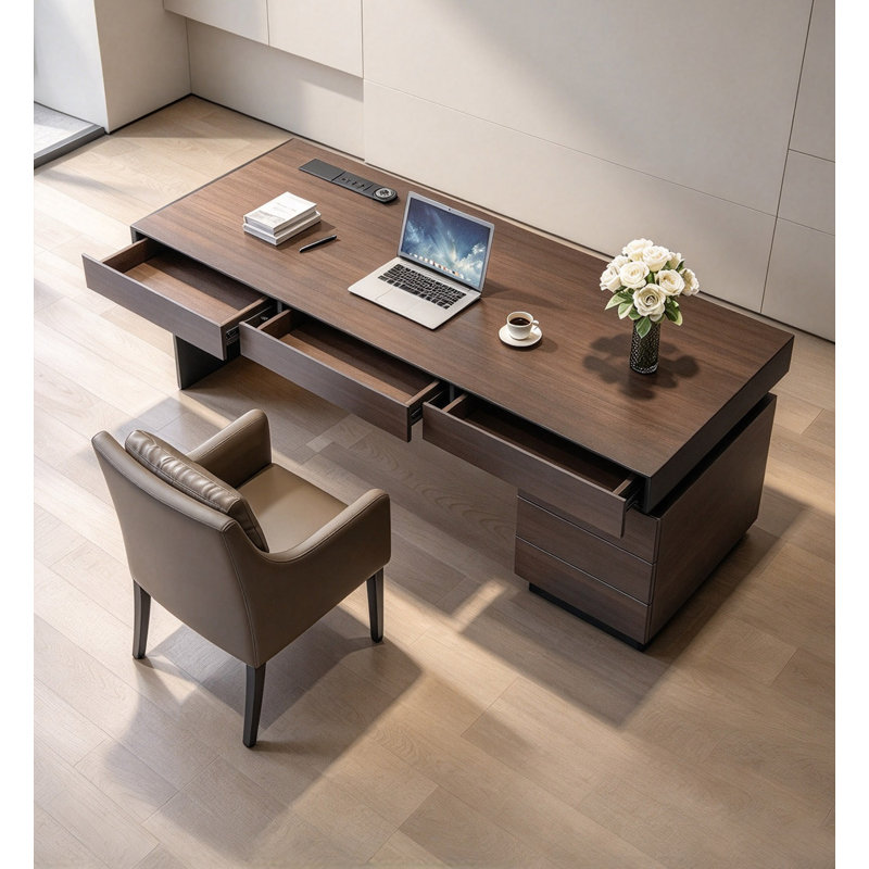 Solid Wood Executive Desk