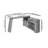 Slash 59,05" L-Shaped Writing Desk with Storage Cabinet-1065776042
