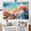 «Beach Waves Fusion» - ensemble d'art mural plage-107735241-107735246