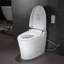 Toilette bidet sans réservoir, hauteur de chaise, pompe d'appoint, chasse d'eau automatique / capteur de pied, chasse d'eau en cas de panne de courant
