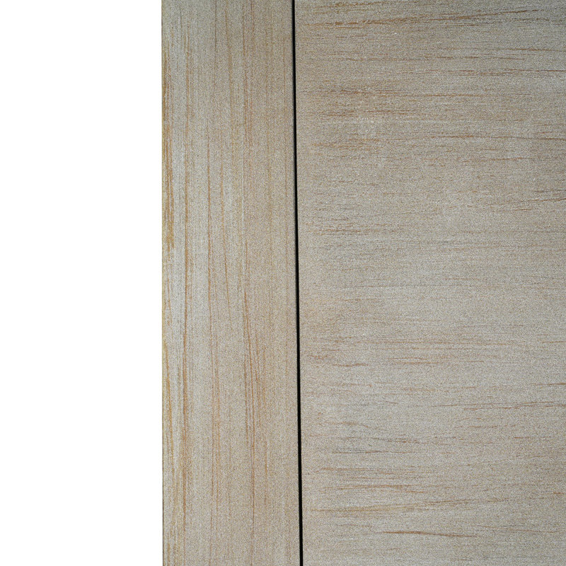 Table basse carrée avec rangement, frêne