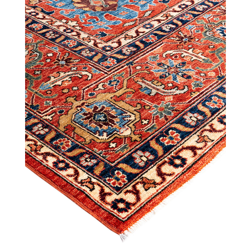 Serapi One-of-a-Kind Rectangle 8'10" X 11'9" Hand Knotted Area Rug