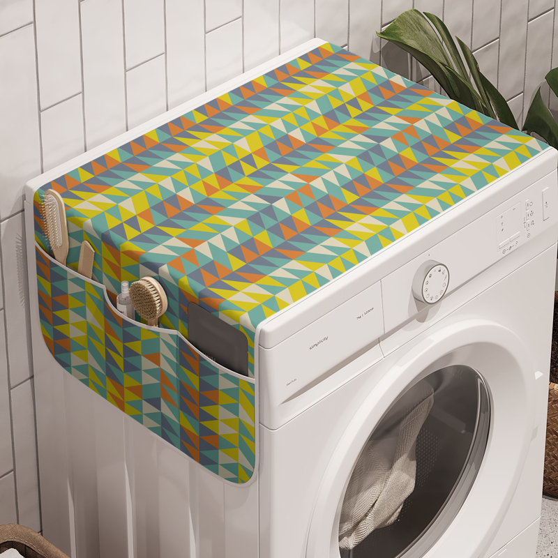 Paquet de 2 boîtes à linge East Urban Home Abstract de 47 po x 18,5 po