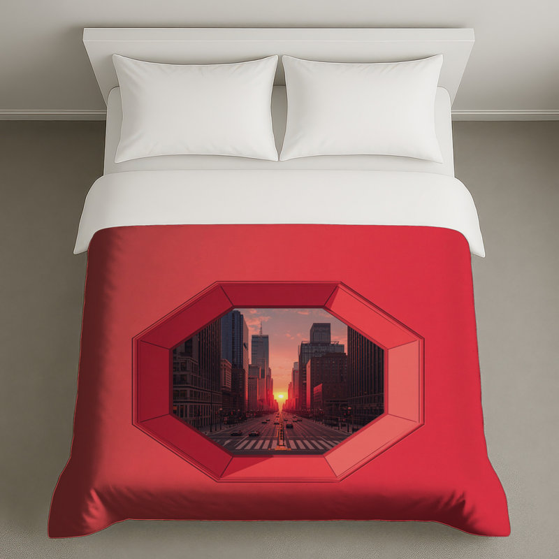 Housses de couette City Street Sunset, Grand lit