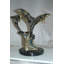 Statue en bronze Bly Three Dolphins Base de table - Taille: L 20 po x l 20 po x H 21 po.