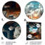 Décoration murale en métal Dreamy Office I - City Fantasy-1054939944