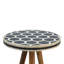 Tabouret à trépied Bone Inlay