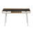 Techni Mobili Compact Computer Desk With Multiple Storage, Walnut