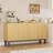 Fluted Credenza Buffet Cabinet with Storage
