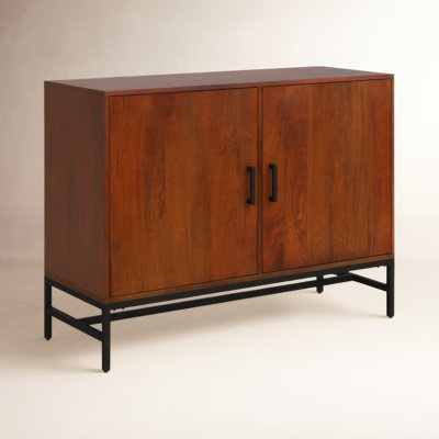 Soleil Mango Wood Accent Cabinet