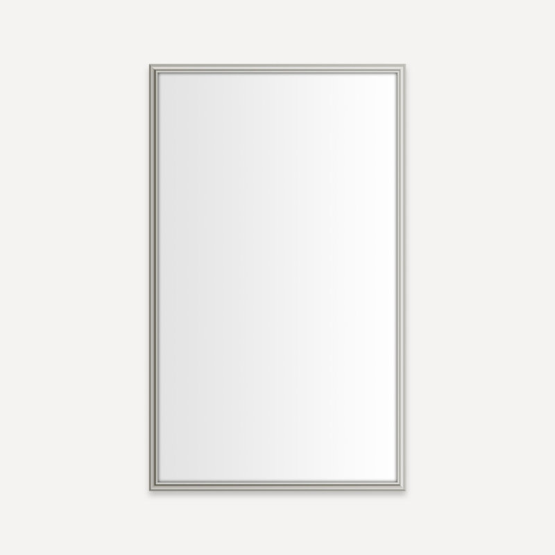 Armoire Main Line, Nickel poli, H 39,44 po x l 23,38 po x P 4 po, Rosemont