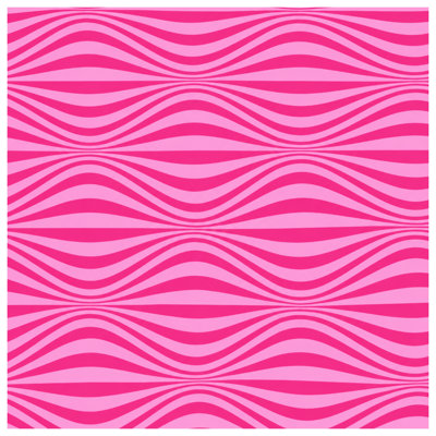 Pink Wavy Lines Comforter