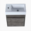 Meuble-lavabo flottant mural avec lavabo en céramique et porte d'armoire à fermeture en douceur-1097905401