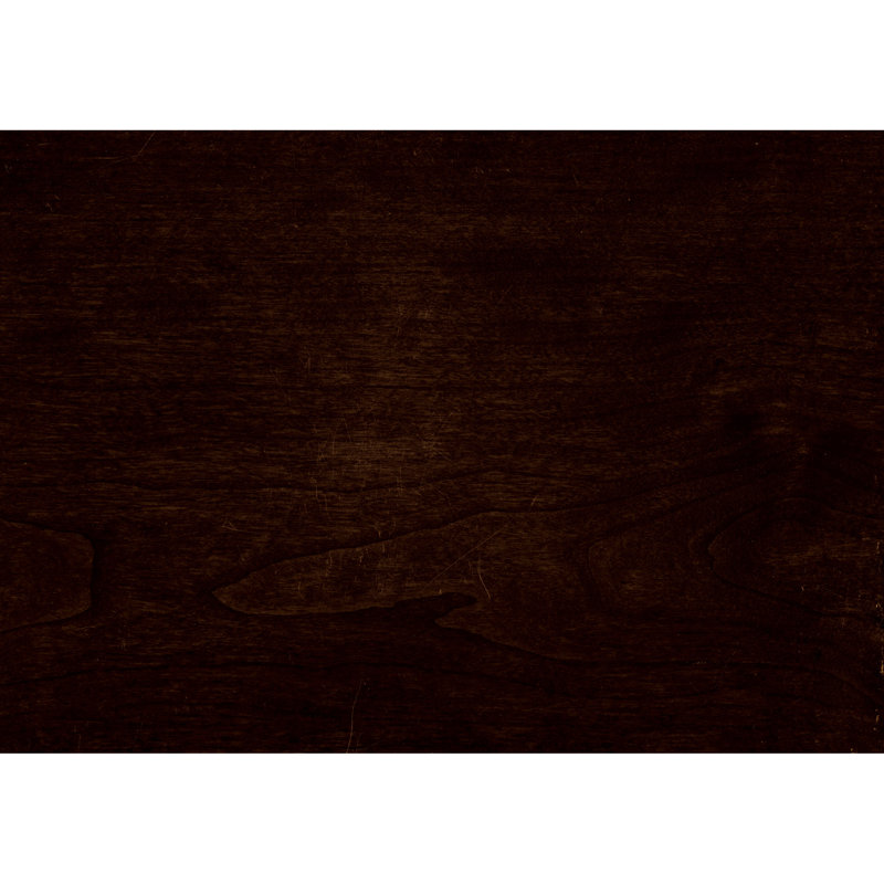 Table de salle à manger avec placage de manguier, fini cerisier foncé et rallonge séparée, fini placage de style traditionnel de 6 pouces.