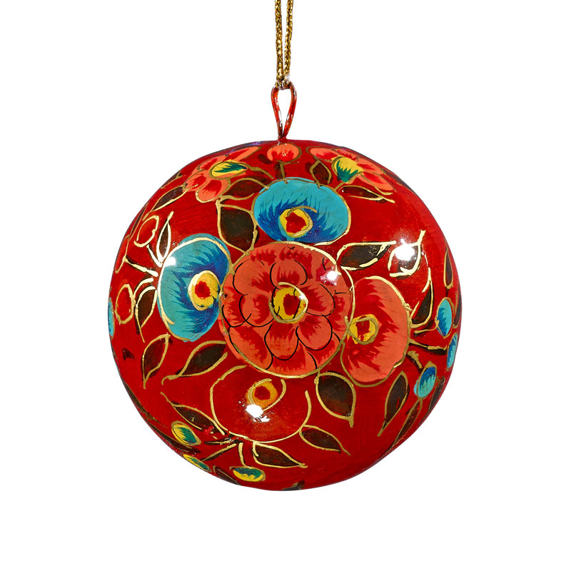 Red Blooms Bauble
