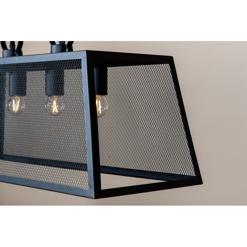 Albia 4 - Light Black Geometric Pendant