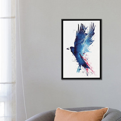 « sanglante crow », reproduction d’art sur toile
