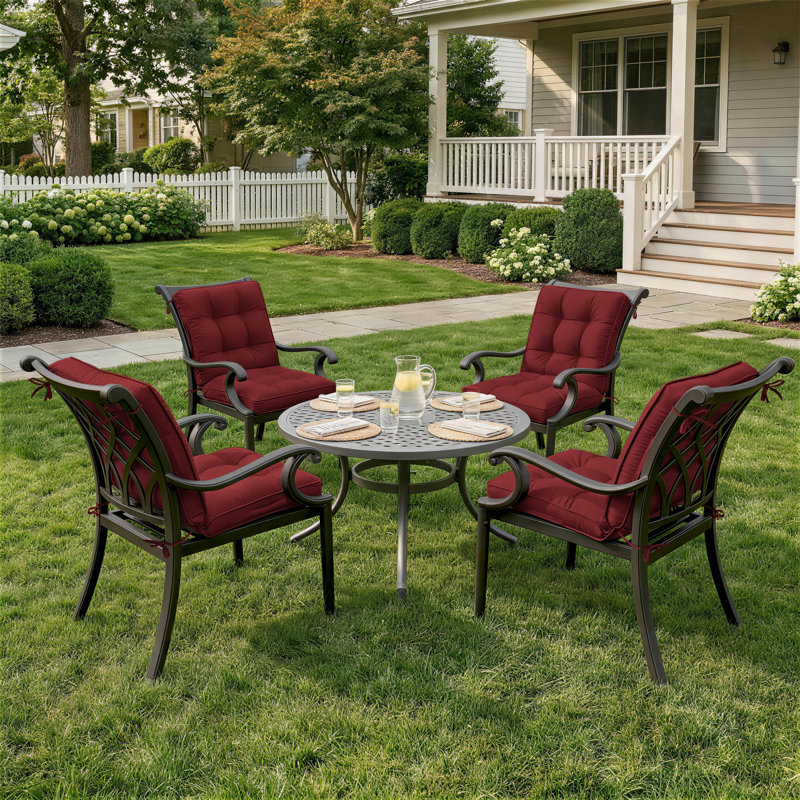 Outdoor/Indoor Seat / Back Cushion, Burgundy