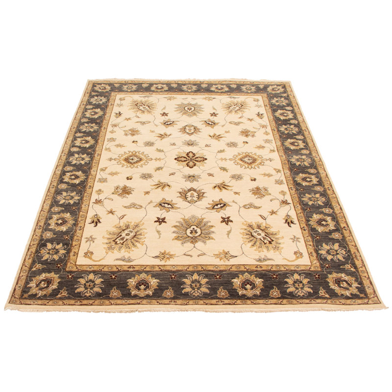 Tapis crème torsadé Chobi 6 pi 7 po x 9 pi 10 po