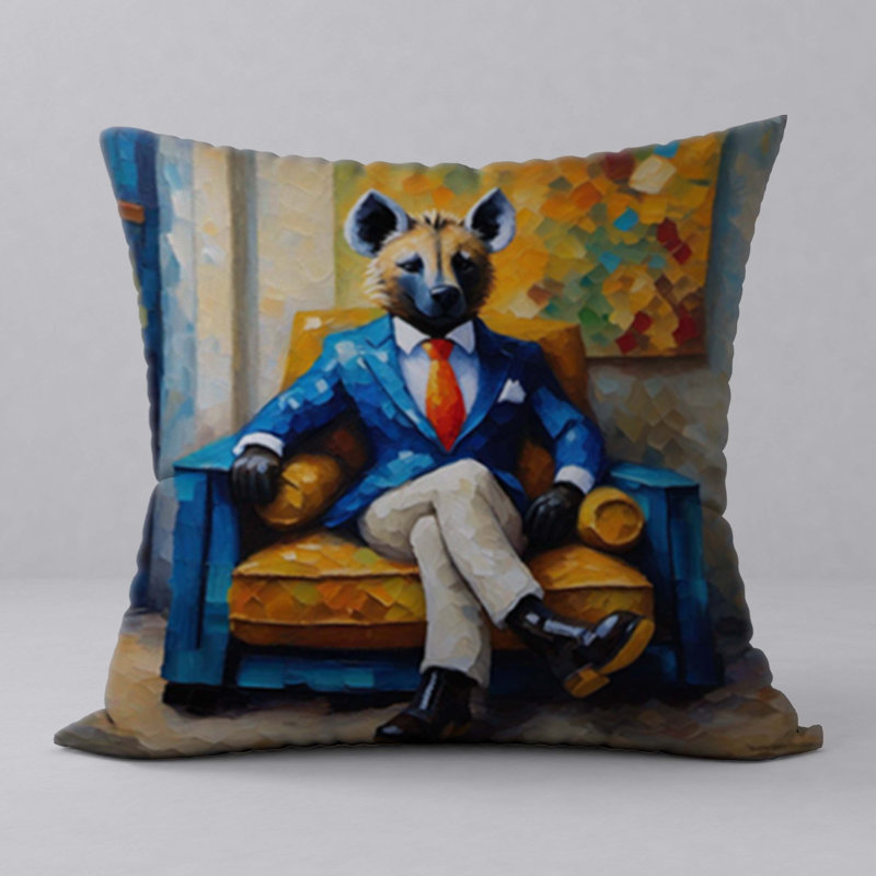 Polyester Throw Square Pillow Cover & Insert