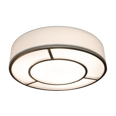 Plafonnier encastré 1 lumière à del à cercle simple Izora