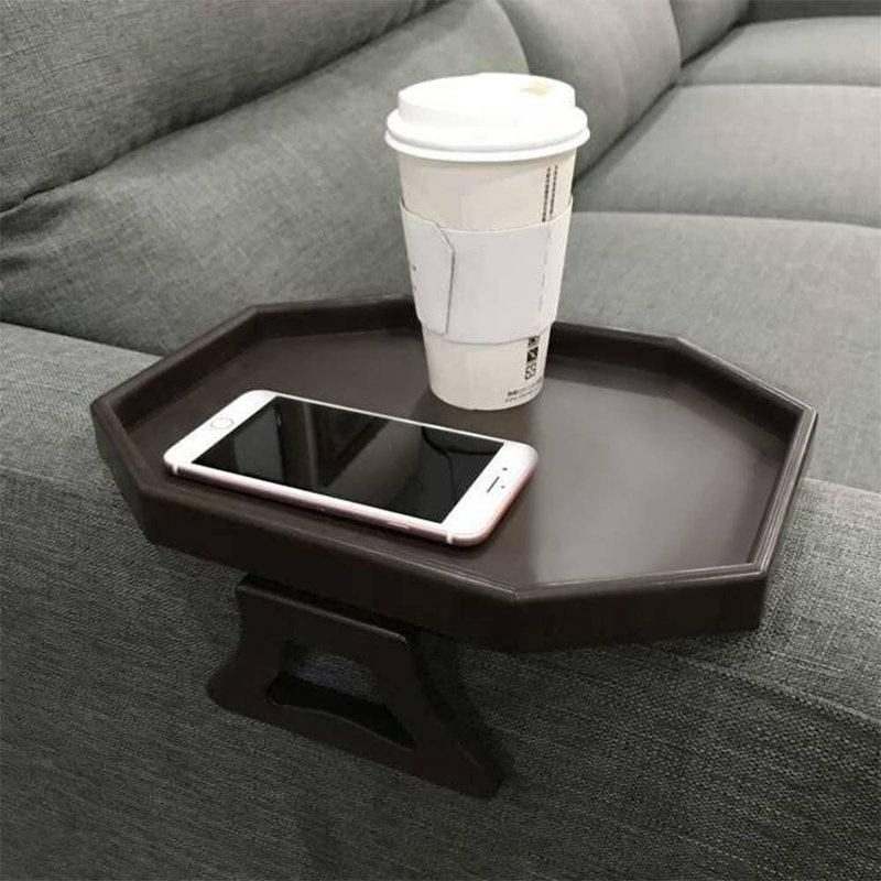 Sofa Arm Clip Table, Armrest Tray Table, Drinks/Remote Control/Snacks Holder, 9 In X 12.3 In X 4.5 In …