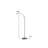 54" Nickel Adjustable LED Task Floor Lamp