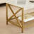 Industrial Style Coffee Table, MDF Wood Top with Sturdy Metal Frame-1748179278