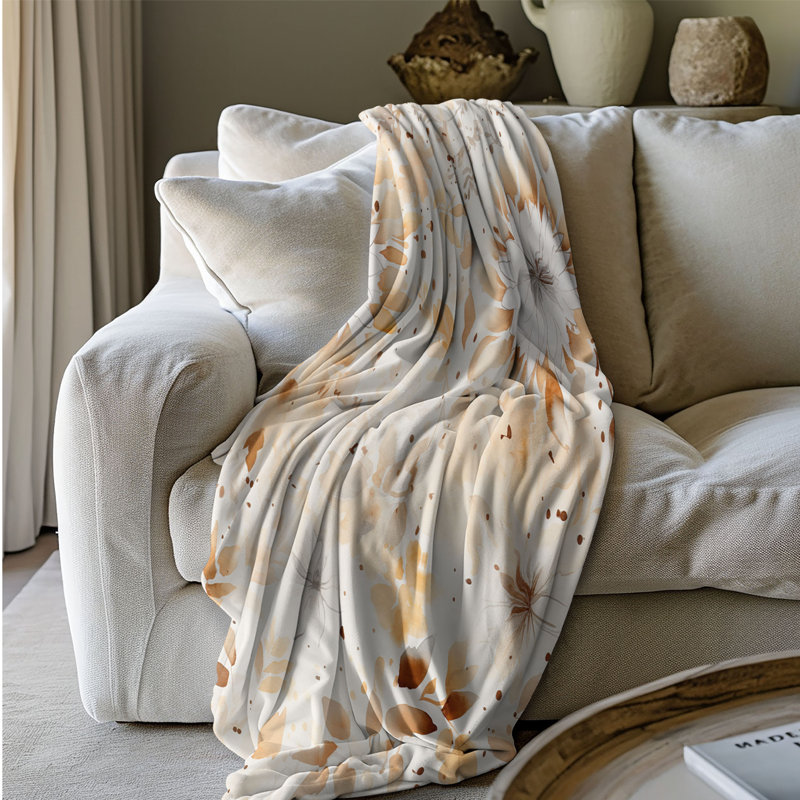 Neutral Vibes - Couverture Sherpa de qualité supérieure 1 pièce, Grand lit