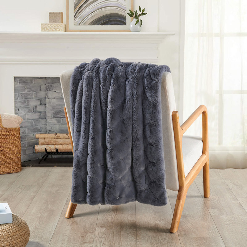 Throw Blanket, Grey