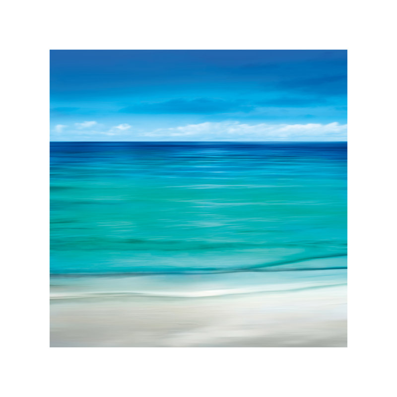 Paradise II' Print, Wrapped Canvas, 45.72 cm H x 45.72 cm W x 3.175 cm D