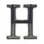 Heurtoir de porte lettre monogramme-15229953-15229958