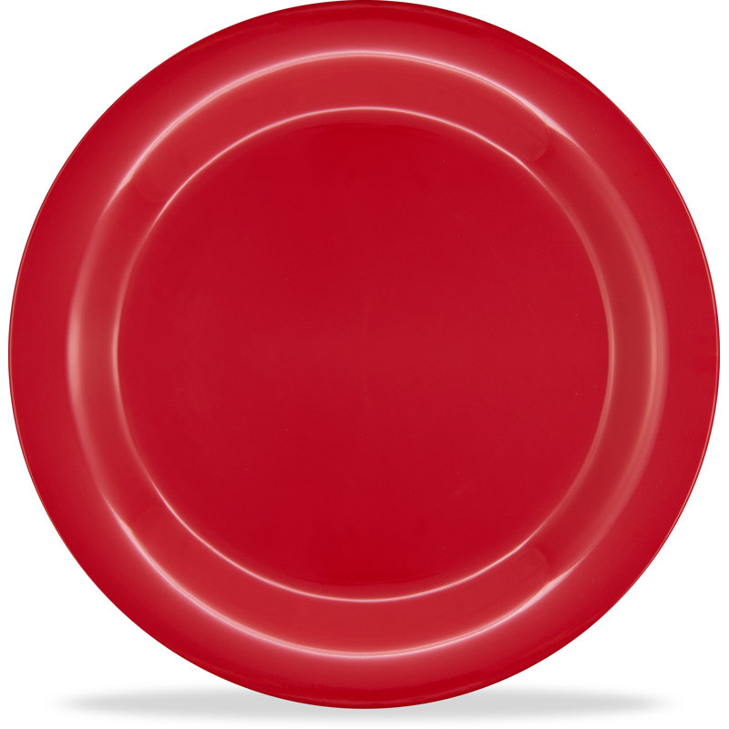 Sierrus™ 10.5" Melamine Dinner Plate, Red