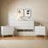 Elda 3 Piece Bedroom Set, 6 Drawer Dresser And 3 - Drawer Nightstand Set Of 2