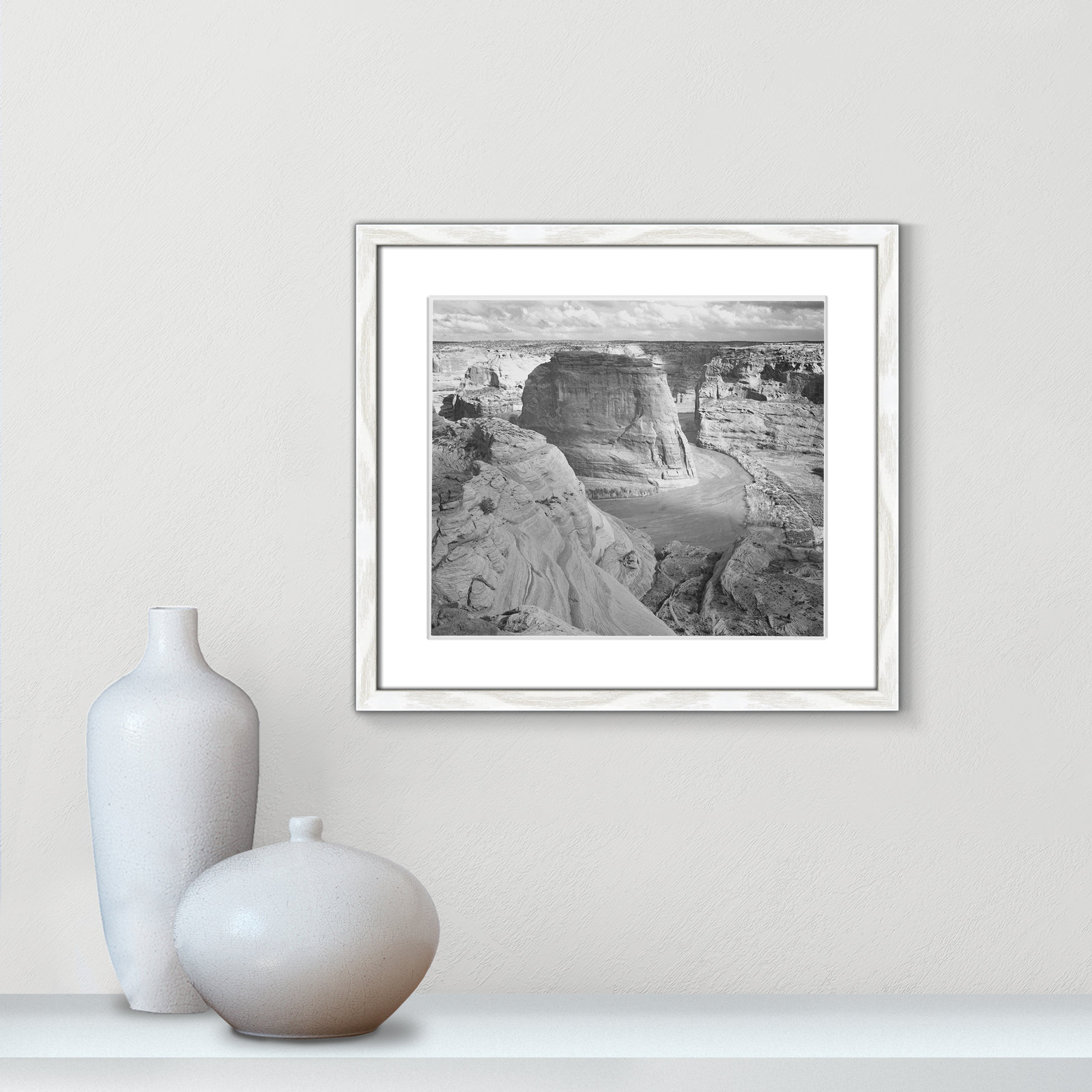 Canyon De Chelly Arizona 2 by Adams, White, 13" H x 15" W x 0.75" D