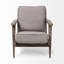  Méridienne en tissu gris et brun-1839709991