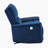 Dille 35" Modern & Contemporary Velvet Fabric Power Rocker Reclining Chair with Gentle Rocking Motion & One-Touch Power Control-933381828