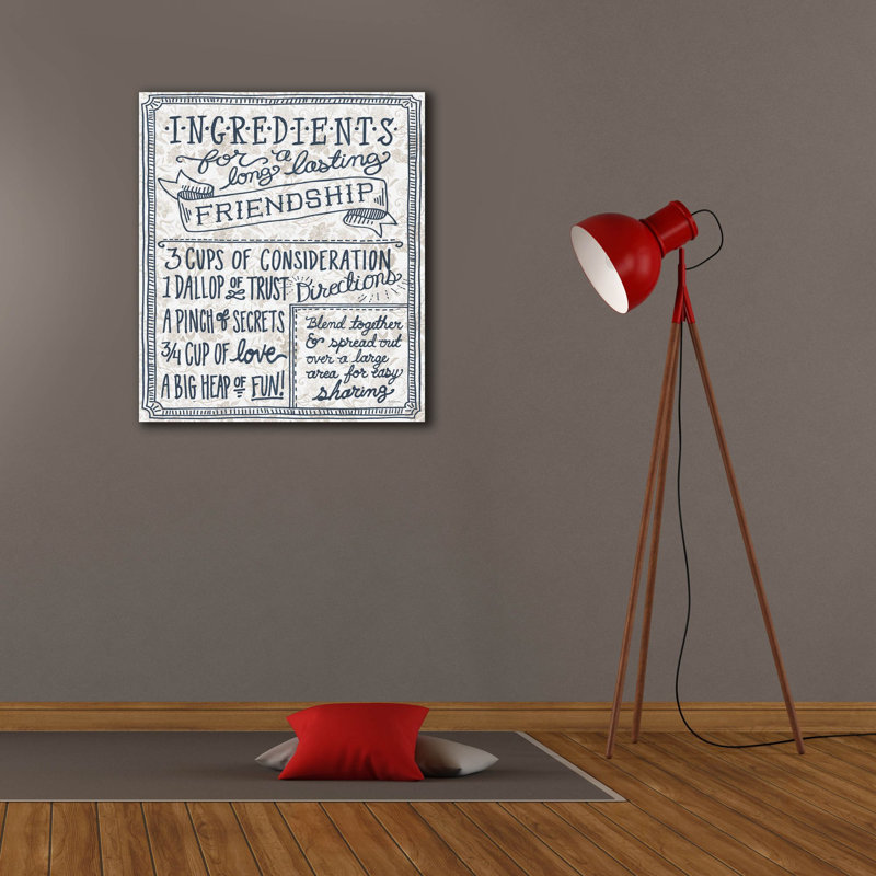 Art mural sur toile "Ingredients For Life Ditzy Floral 4 Neutral" par Mary Urban, H 30 po x l 26 po x P 1,5 po