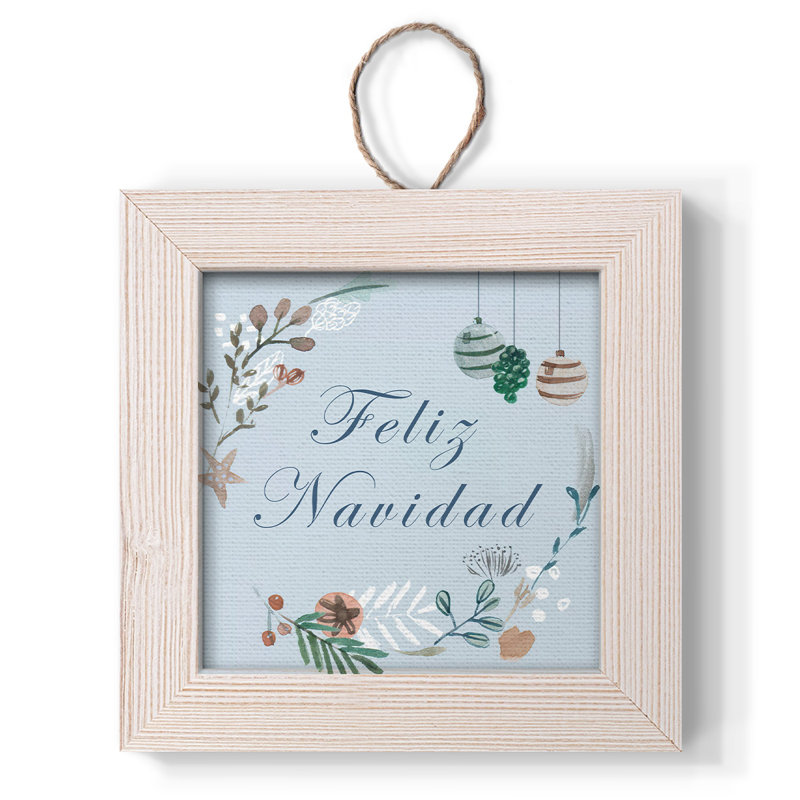 5.25'' Wood Photo Ornament