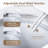  Non-Electric Smart Bidet Toilet – Dual Nozzles, Built-in Pump, ADA Chair Height, Footkick Flush, and Water-Saving Design