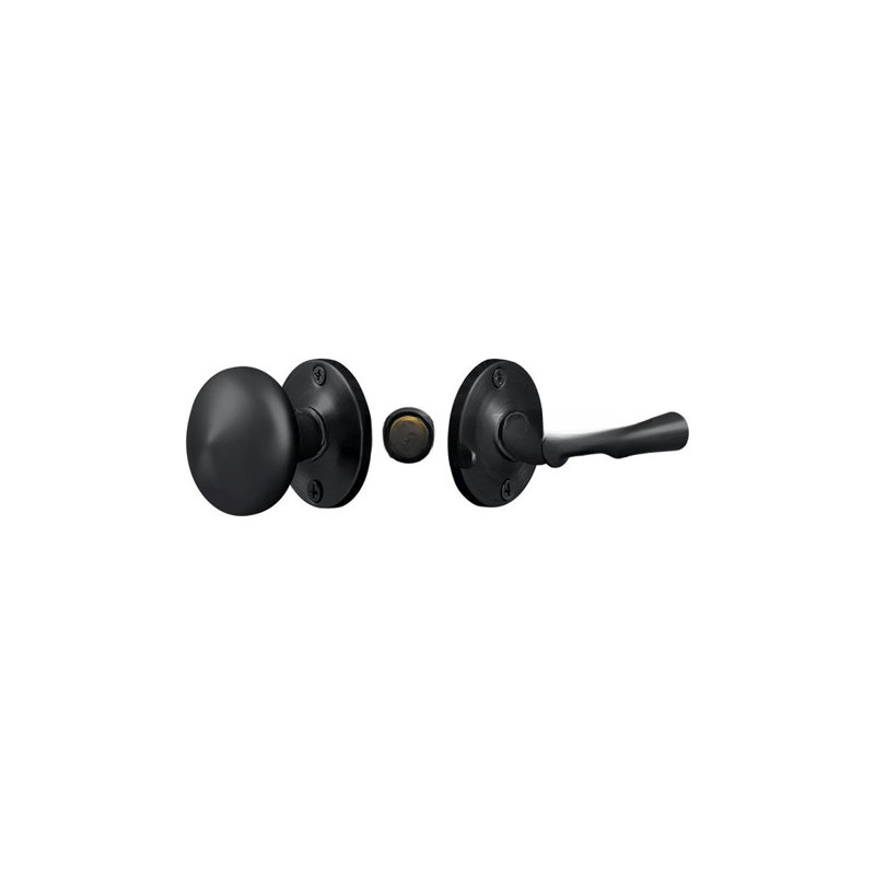 Loquet de porte Deltana SDL980U19, Noir