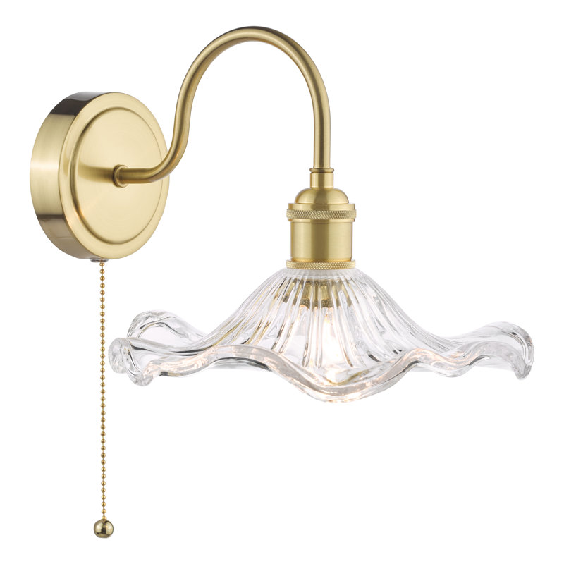 Wall Light, Natural Brass