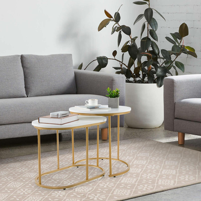 Ensemble de 2 tables d'appoint Kyona
