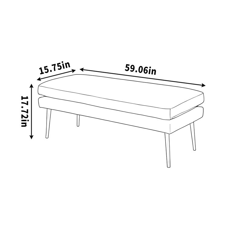 Ketron, Vert, H 17,72 po x l 59,06 po x P 15,75 po