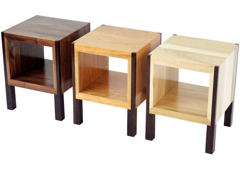 End Table, Body: Poplar / Legs: Wenge