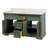 Fossen 60" Double Bathroom Vanity Set with Sage Green Cabinet and Engineered Marble Countertop-54524155-69261588