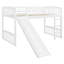 Lit mezzanine simple avec glissoire et échelle-503219429