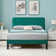 Auxter Adjustable Upholstered Head Height Bed Frame