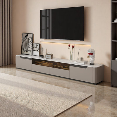 Sintered Stone Living Room TV Stand with 4 Drawers