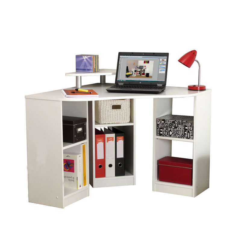 Bismuth Writing Desk, 82cm H x 94cm W x 94cm D, White